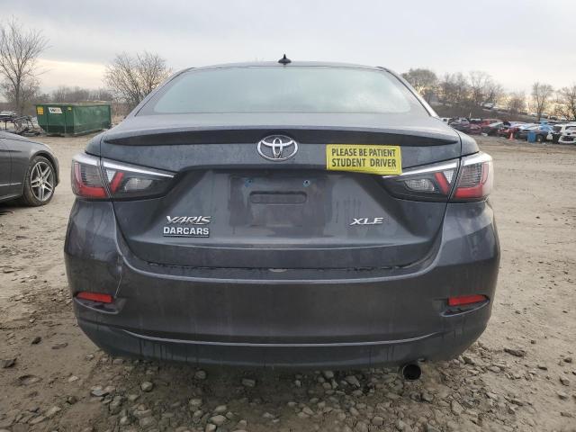 3MYDLBYV9KY503704 - 2019 TOYOTA YARIS L GRAY photo 6