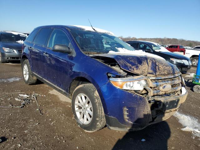 2FMDK3GC4DBC70314 - 2013 FORD EDGE SE BLUE photo 4