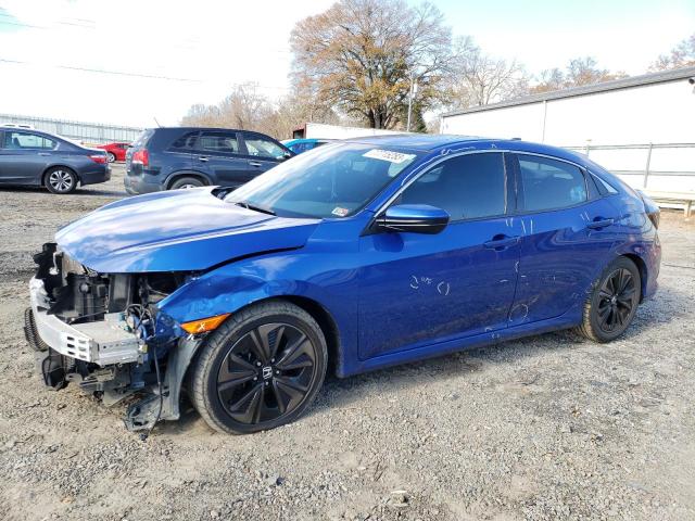 SHHFK7H76HU201587 - 2017 HONDA CIVIC EXL ლურჯი ფოტო 1