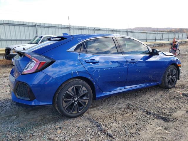 SHHFK7H76HU201587 - 2017 HONDA CIVIC EXL BLUE photo 3