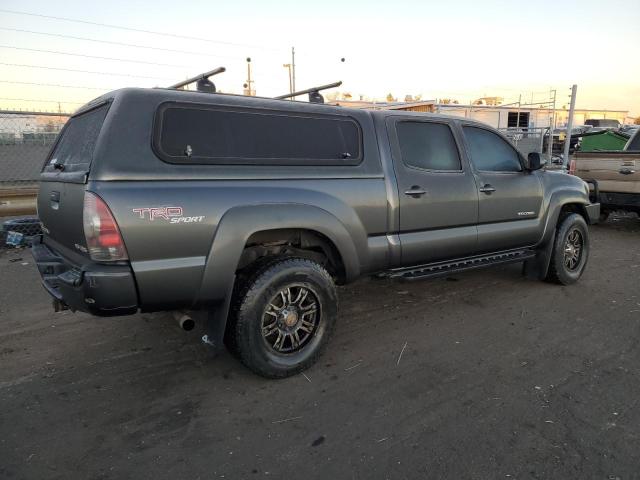 3TMMU52N39M011449 - 2009 TOYOTA TACOMA DOUBLE CAB LONG BED GRAY photo 3