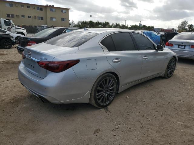 JN1FV7AP4KM760348 - 2019 INFINITI Q50 RED SPORT 400 SILVER photo 3