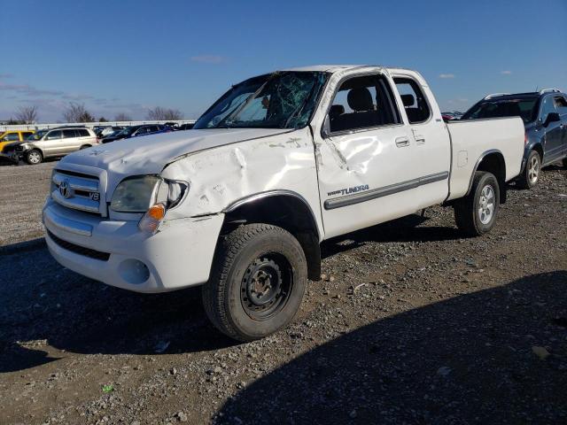 5TBRT34186S476952 - 2006 TOYOTA TUNDRA ACCESS CAB SR5 WHITE photo 1