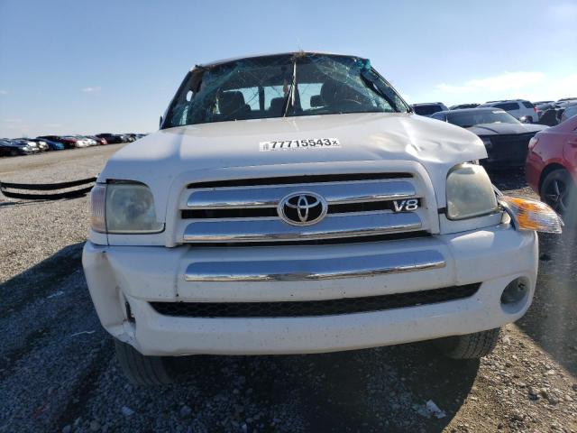 5TBRT34186S476952 - 2006 TOYOTA TUNDRA ACCESS CAB SR5 WHITE photo 5