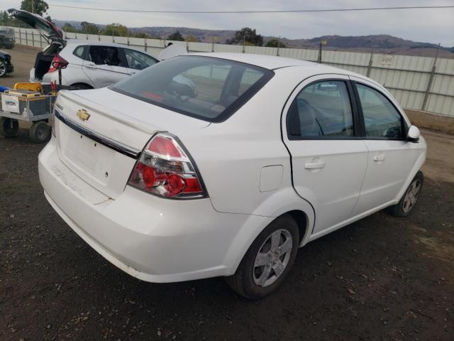 KL1TD5DE6AB125845 - 2010 CHEVROLET AVEO LS WHITE photo 3