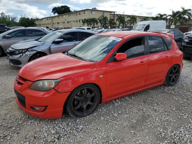 JM1BK34L081854436 - 2008 MAZDA SPEED 3 RED photo 1