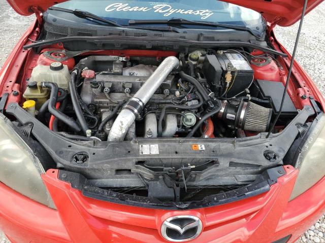 JM1BK34L081854436 - 2008 MAZDA SPEED 3 RED photo 11