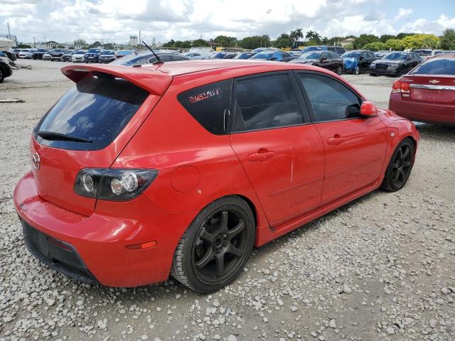 JM1BK34L081854436 - 2008 MAZDA SPEED 3 RED photo 3