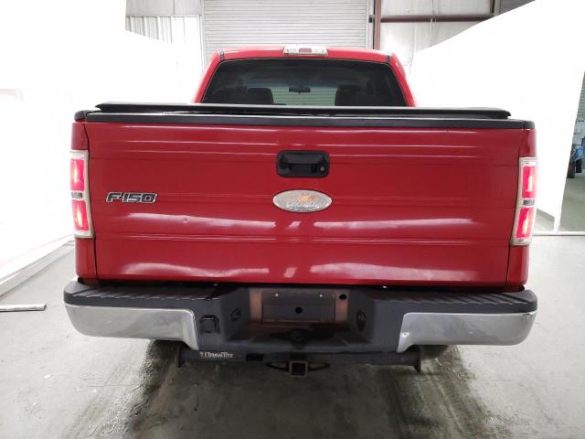 1FTRW14839FA05411 - 2009 FORD F150 SUPERCREW RED photo 6