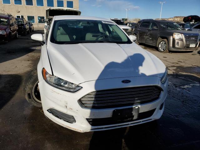 3FA6P0UU4ER329459 - 2014 FORD FUSION S HYBRID WHITE photo 5