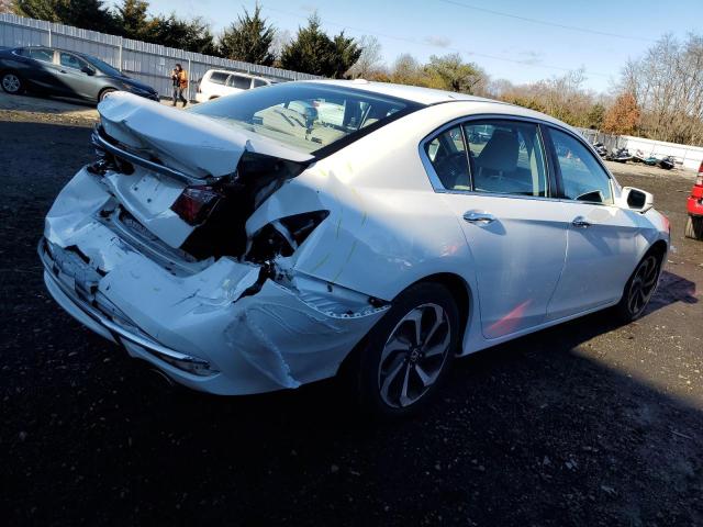 1HGCR2F85HA098459 - 2017 HONDA ACCORD EXL WHITE photo 3