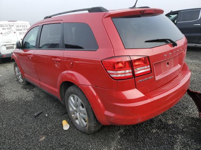 3C4PDCAB8HT605290 - 2017 DODGE JOURNEY SE RED photo 2