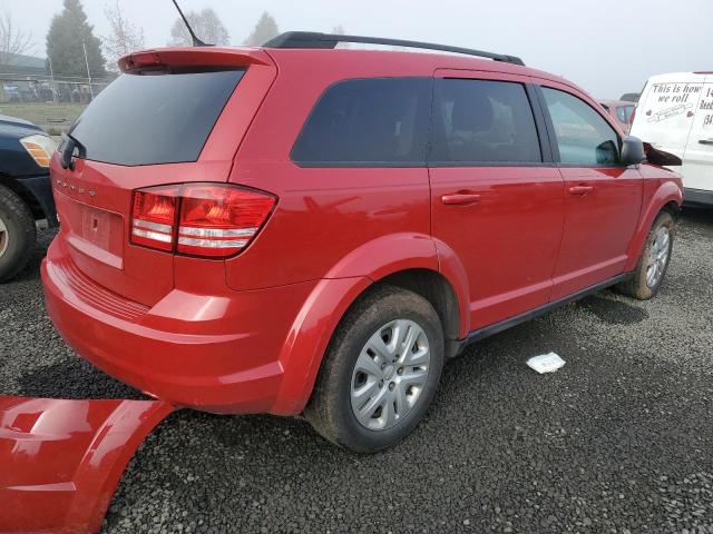 3C4PDCAB8HT605290 - 2017 DODGE JOURNEY SE RED photo 3