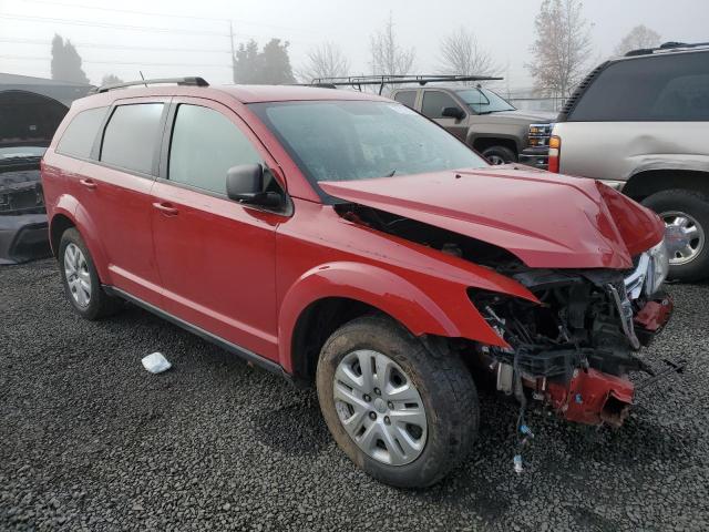 3C4PDCAB8HT605290 - 2017 DODGE JOURNEY SE RED photo 4