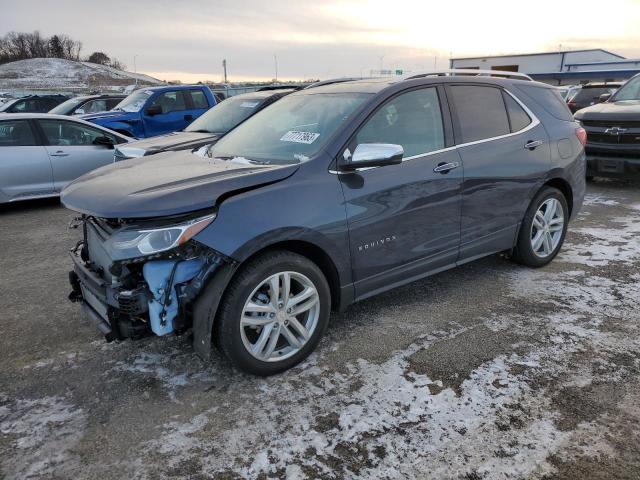 3GNAXXEV5KS541433 - 2019 CHEVROLET EQUINOX PREMIER BLUE photo 1