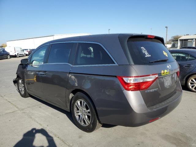 5FNRL5H40CB043536 - 2012 HONDA ODYSSEY EX GRAY photo 2