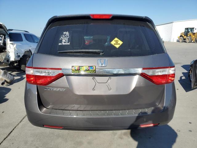 5FNRL5H40CB043536 - 2012 HONDA ODYSSEY EX GRAY photo 6