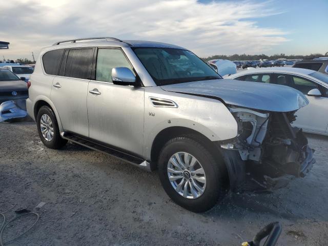 JN8AY2AC6N9161977 - 2022 NISSAN ARMADA S SILVER photo 4