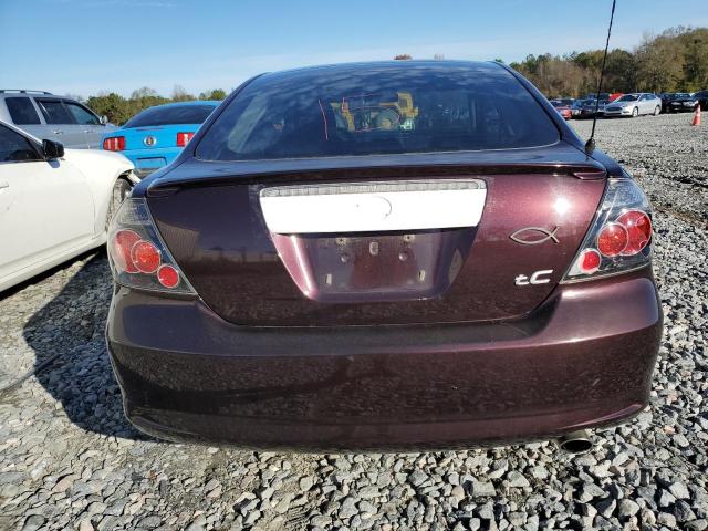 JTKDE167180243284 - 2008 TOYOTA SCION TC MAROON photo 6