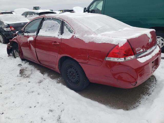 2G1WB58K879231731 - 2007 CHEVROLET IMPALA LS RED photo 2