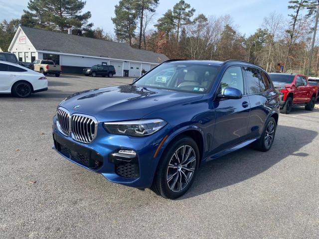 5UXJU2C50KLN65392 - 2019 BMW X5 XDRIVE50I BLUE photo 1