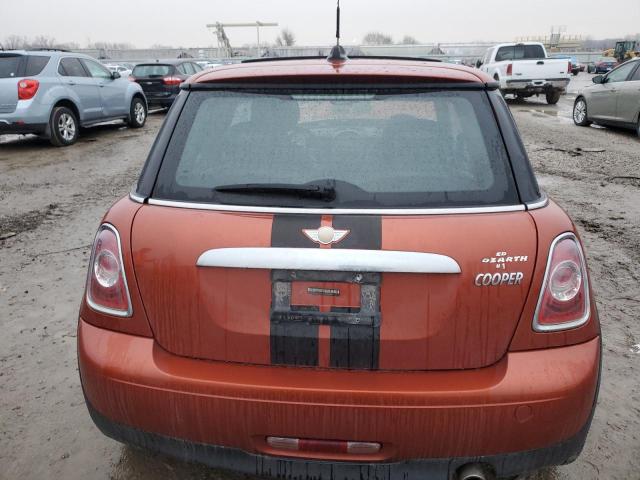 WMWSU3C55CT543219 - 2012 MINI COOPER ORANGE photo 6