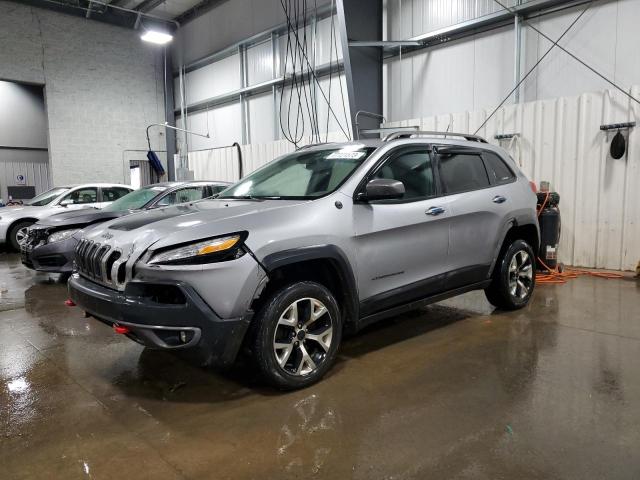 1C4PJMBB7HW520416 - 2017 JEEP CHEROKEE TRAILHAWK SILVER photo 1