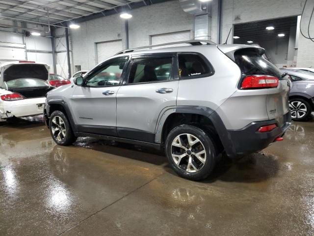 1C4PJMBB7HW520416 - 2017 JEEP CHEROKEE TRAILHAWK SILVER photo 2