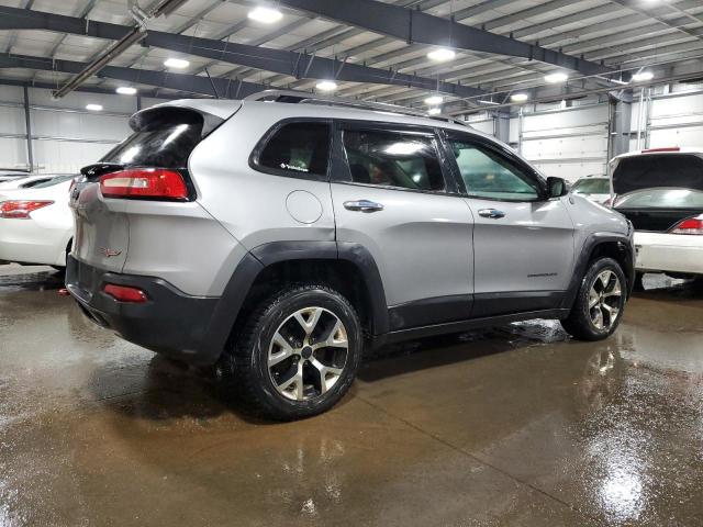 1C4PJMBB7HW520416 - 2017 JEEP CHEROKEE TRAILHAWK SILVER photo 3