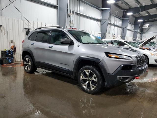 1C4PJMBB7HW520416 - 2017 JEEP CHEROKEE TRAILHAWK SILVER photo 4