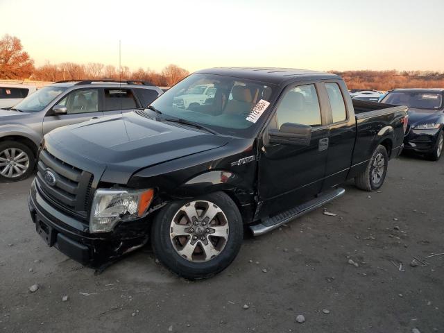 1FTEX1CM7BFA47578 - 2011 FORD F 150 SUPER CAB BLACK photo 1