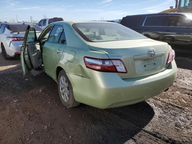 JTNBB46K673040445 - 2007 TOYOTA CAMRY HYBRID GREEN photo 2