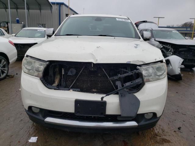 1C4SDJET4CC213221 - 2012 DODGE DURANGO CITADEL WHITE photo 5