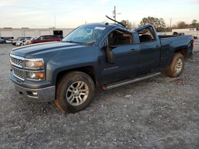 3GCUKREC9EG213468 - 2014 CHEVROLET SILVERADO K1500 LT BLUE photo 1