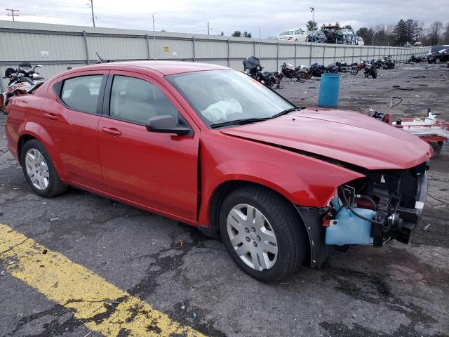 1B3BD4FB2BN508989 - 2011 DODGE AVENGER EXPRESS RED photo 4