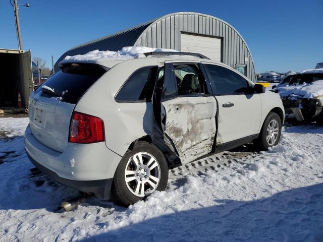 2FMDK3GC5CBA60271 - 2012 FORD EDGE SE WHITE photo 3