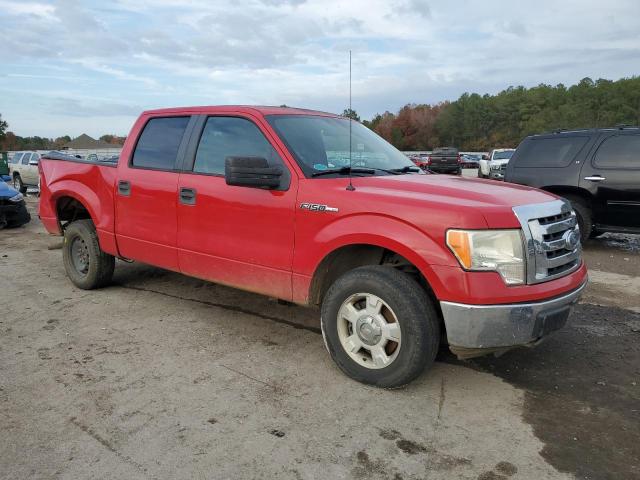 1FTEW1C88AFA61042 - 2010 FORD F150 SUPERCREW RED photo 4