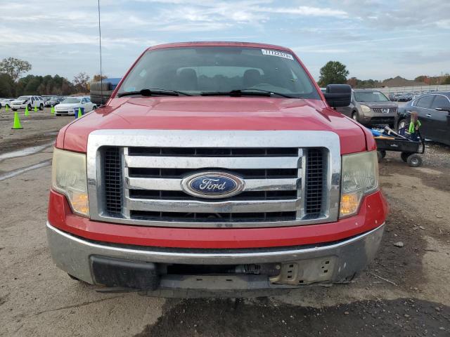 1FTEW1C88AFA61042 - 2010 FORD F150 SUPERCREW RED photo 5