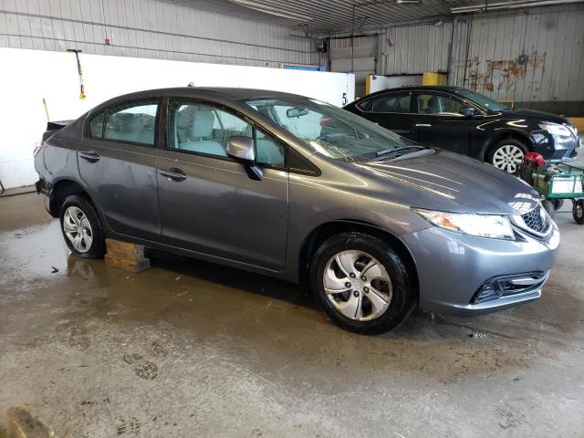 2HGFB2F57DH573869 - 2013 HONDA CIVIC LX GRAY photo 4