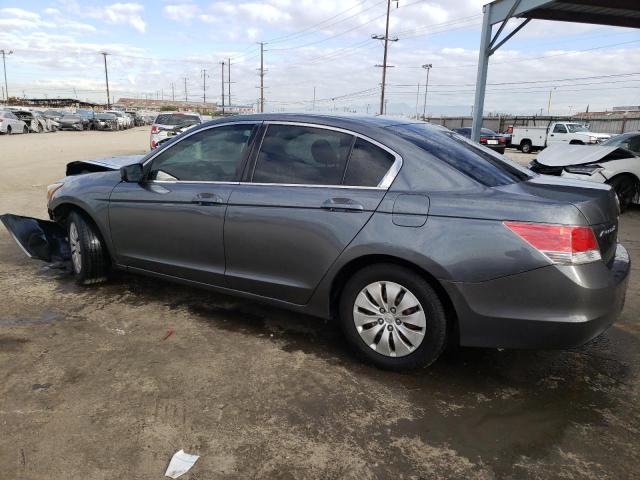 JHMCP26348C047823 - 2008 HONDA ACCORD LX GRAY photo 2