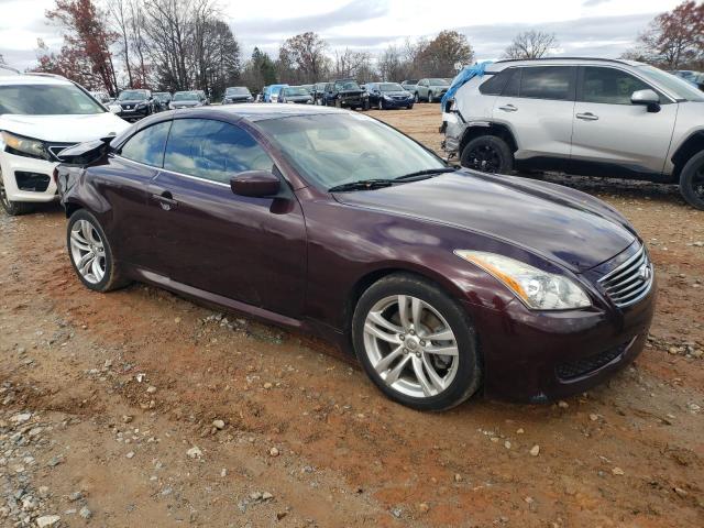 JNKCV66E29M725236 - 2009 INFINITI G37 BASE MAROON photo 4