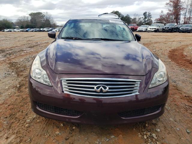 JNKCV66E29M725236 - 2009 INFINITI G37 BASE MAROON photo 5