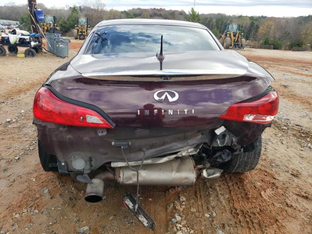 JNKCV66E29M725236 - 2009 INFINITI G37 BASE MAROON photo 6