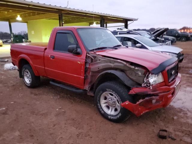 1FTYR10U54PA66770 - 2004 FORD RANGER RED photo 4