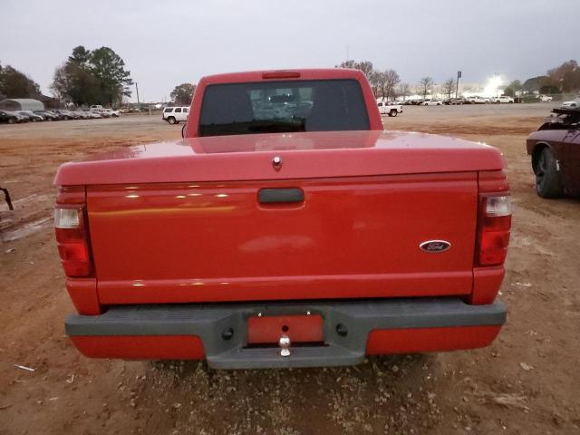 1FTYR10U54PA66770 - 2004 FORD RANGER RED photo 6