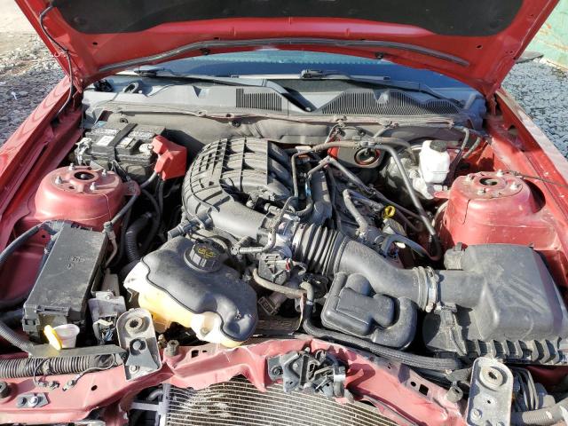 1ZVBP8AM4C5264203 - 2012 FORD MUSTANG RED photo 11