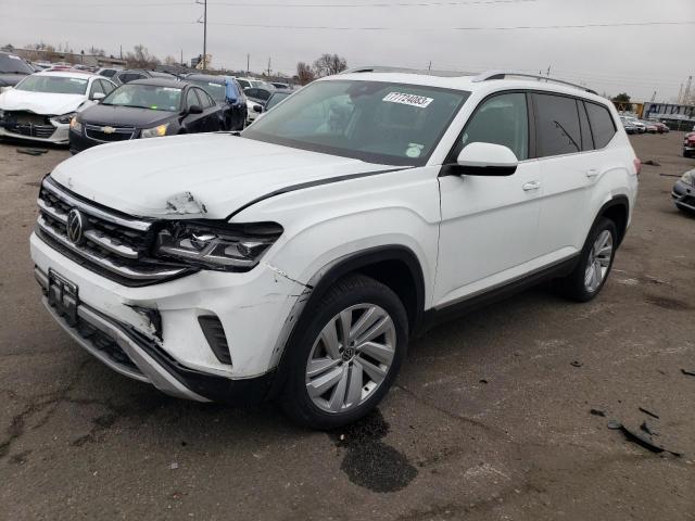 1V2BR2CA0MC524184 - 2021 VOLKSWAGEN ATLAS SEL WHITE photo 1