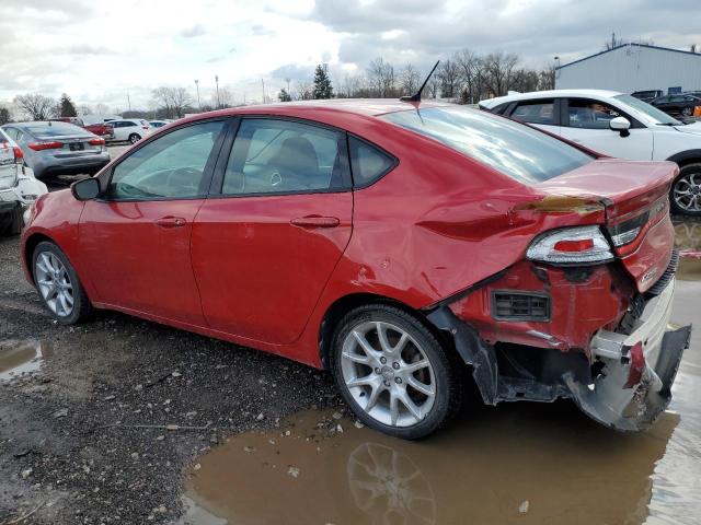 1C3CDFBA6DD154855 - 2013 DODGE DART SXT RED photo 2