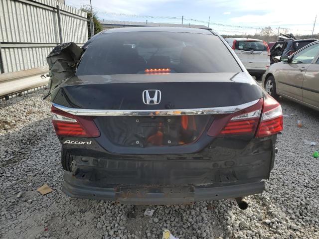 1HGCR2F3XHA267203 - 2017 HONDA ACCORD LX BLACK photo 6