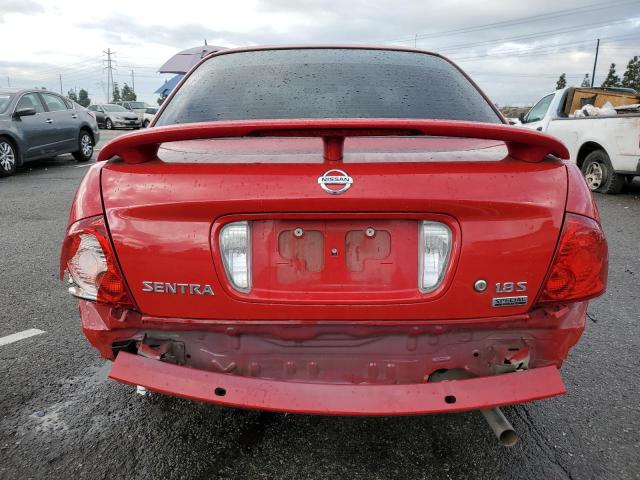 3N1CB51D06L491481 - 2006 NISSAN SENTRA 1.8 RED photo 6